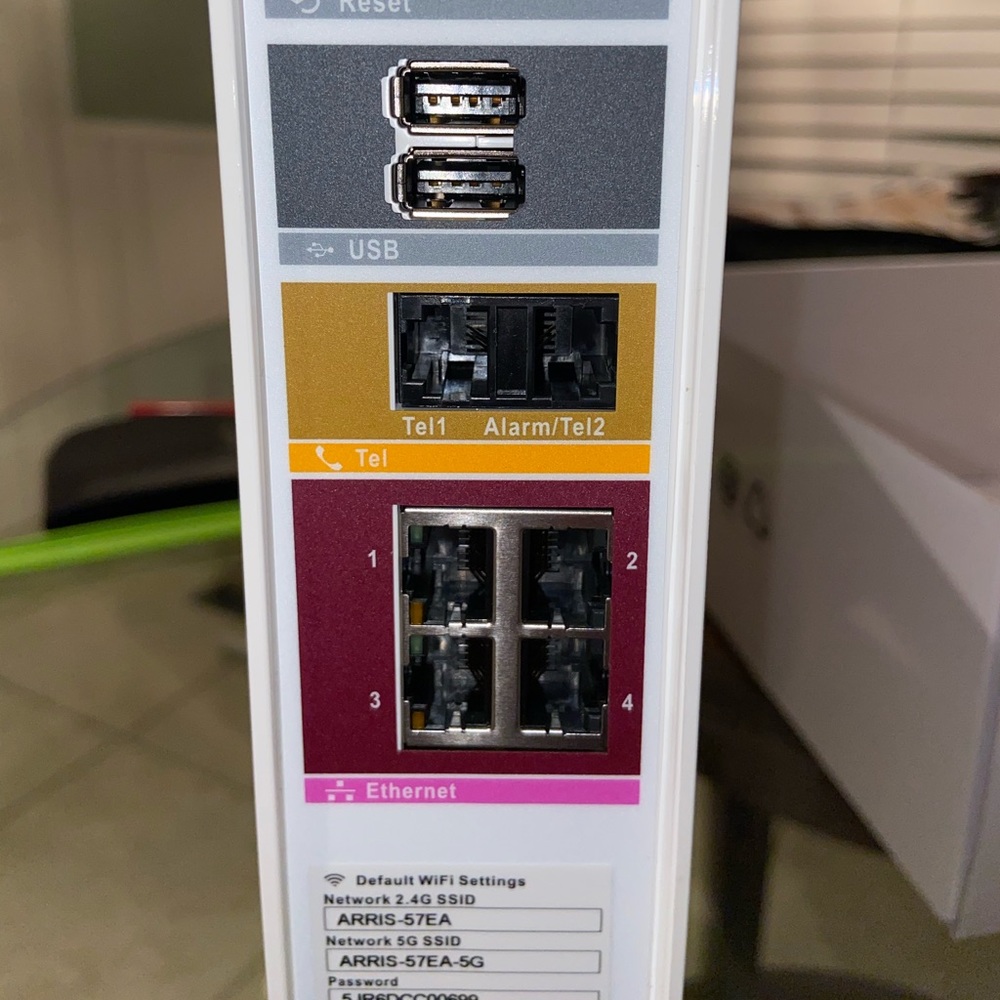 ARRIS.Internet,Wi-Fi & Voice Modem.Model SVG2482AC